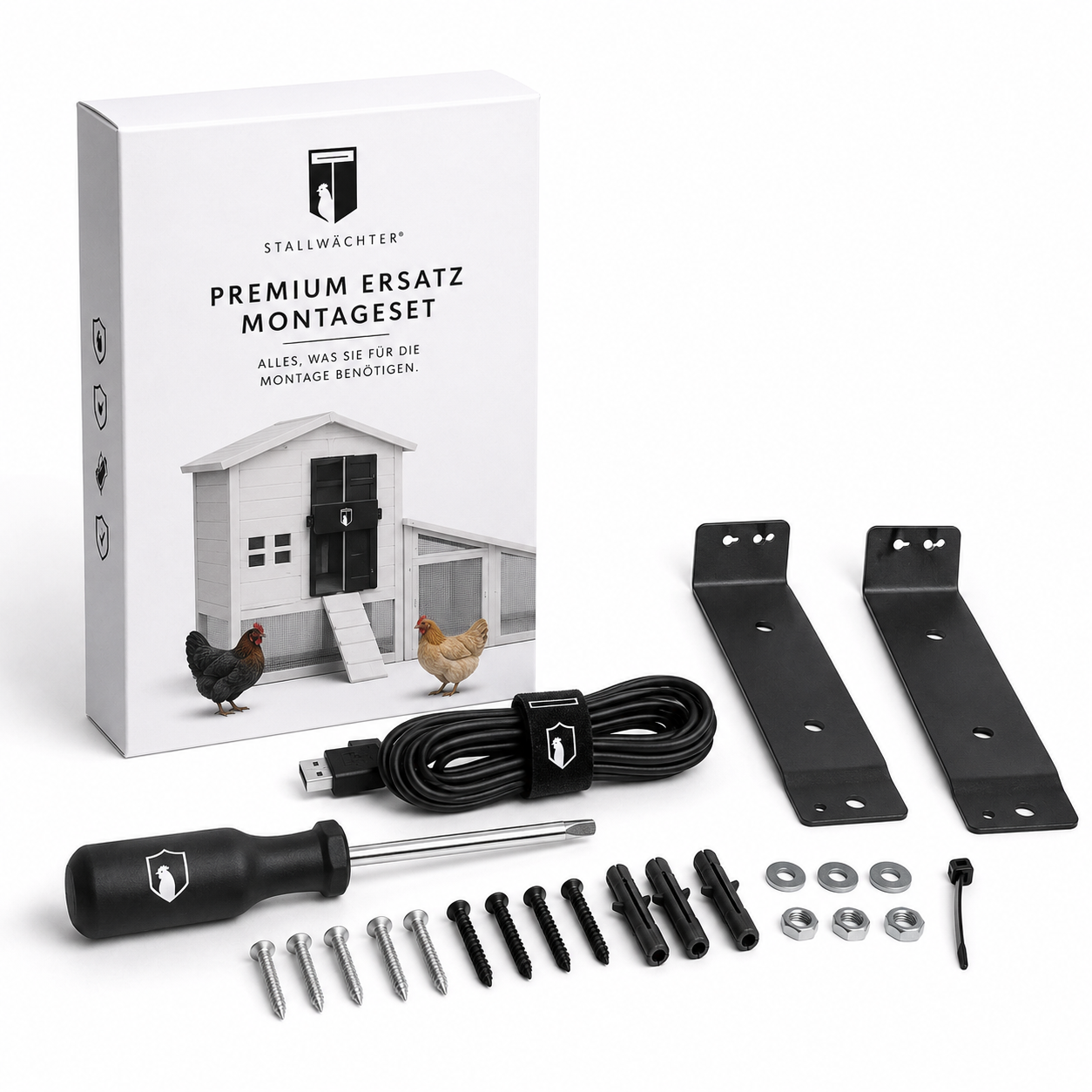 Stallwächter® Premium Ersatz-Montageset