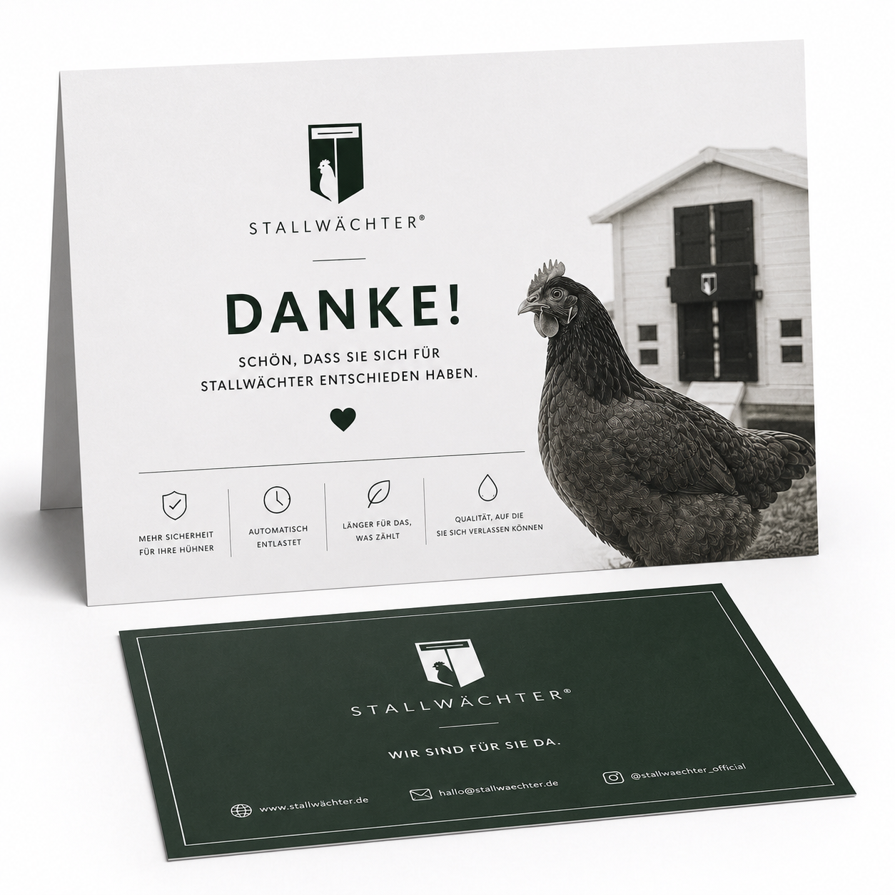 Stallwächter® Premium Dankeskarte